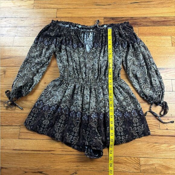 Free People So Devine Off the Shoulder Romper PS - Picture 4 of 10